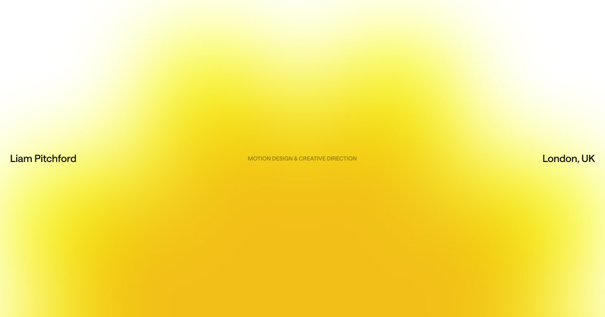 Liam Pitchford's website